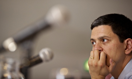 Labour MP David Miliband at a youth unemployment summit in his South Shields constituency