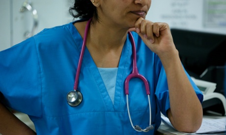 The accident and emergency department at Bradford Royal Infirmary, West Yorkshire.