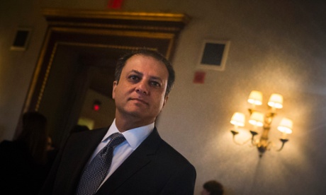 Preet Bharara, US attorney for the southern district of New York, after speaking at the Crain's Business Forum in Manhattan.