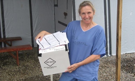 Sue Ellen Kovack worked with Ebola patients in Sierra Leone