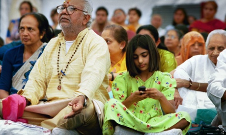 Scene from Hindu Youth Festival in Harlesden.