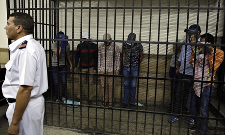Eight Egyptian men convicted following appearance in a video of an alleged same-sex wedding party