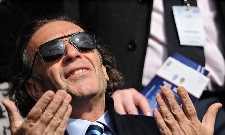 Massimo Cellino: keep the faith. Photograph: Daniel Hambury/PA 