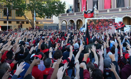 Western Sydney Wanderers fans