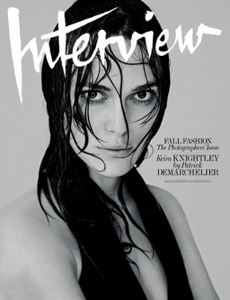 Keira Knightley on the cover of Interview magazine