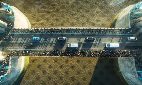 The glass panels measure 11-metre long and 1.8-metre wide.