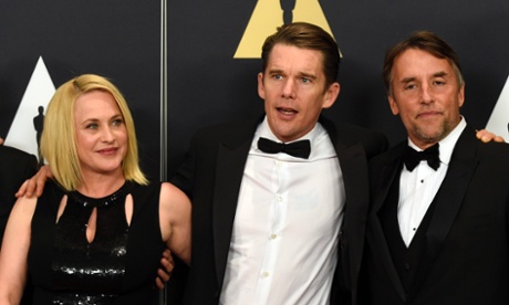 Ethan Hawke, Patricia Arquette and Richard Linklater