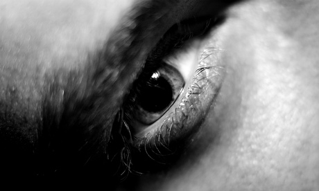 Close-up of a man's eye