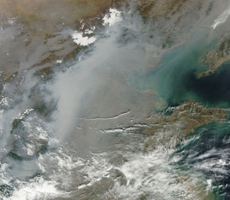 Haze over Eastern China
