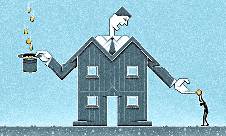 Matt Kenyon illustration on private landlords