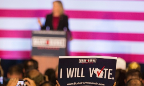 US Money I will vote sign