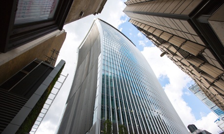 The Walkie Talkie building in London. Photo: Graeme Robertson