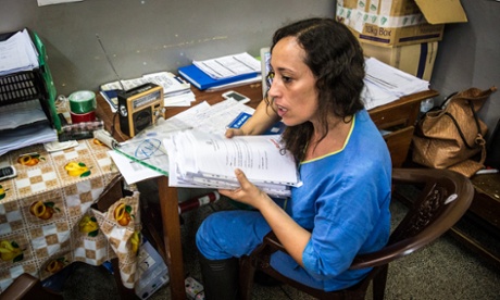 Dr Marta Lado, a volunteer doctor with King's Sierra Leone Partnership,