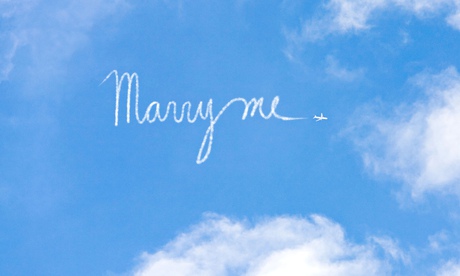 Proposal written in vapour trail