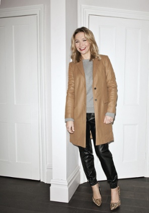 What I wore this week: grey under camel