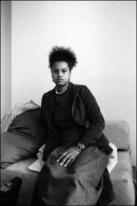 Nenah Cherry in a squat on Ladbroke Grove, London 1981.