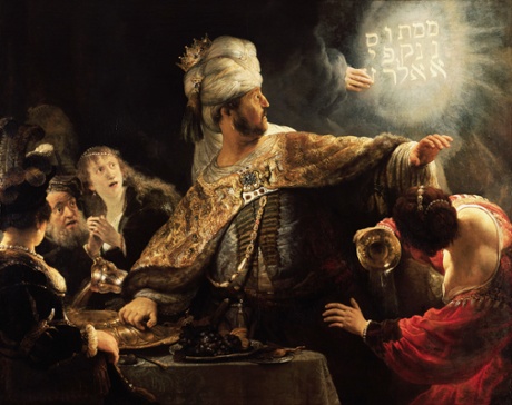 Belshazzar's Feast by Rembrandt