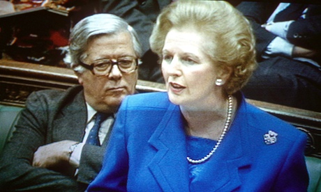 Margaret Thatcher and Geoffrey Howe