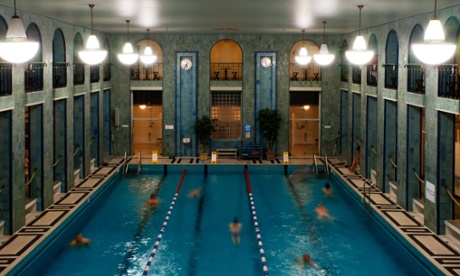 Yrjonkatu swimming hall, Helsinki, Finland.