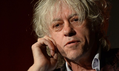 Bob Geldof, founder of the Band-aid charity