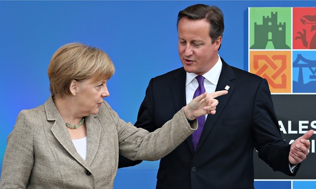 Angela Merkel and David Cameron