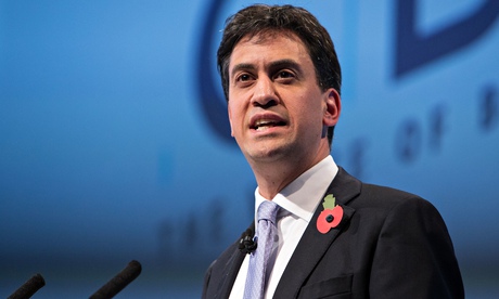 Ed Miliband addresses the CBI's annual conference in London. 'Given that the rightwing media simulta