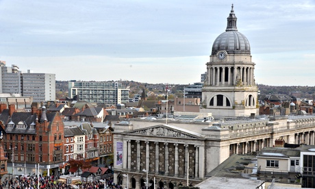 Nottingham aerial view