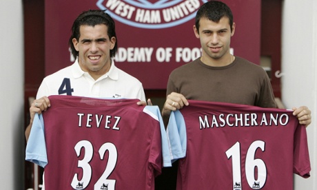 Carlos Tevez and Javier Mascherano
