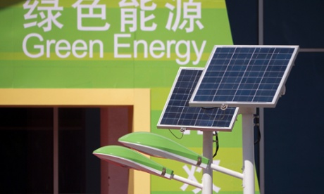 Solar, wind and nuclear power products and industry service providers show their latest offerings at the International Solar Energy Product and Photovoltaic Engineer Exhibition in Beijing.