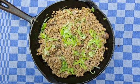 Jack Monroe's mushroom pearl barley risotto
