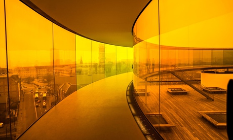 colourful roof of art museum ARoS