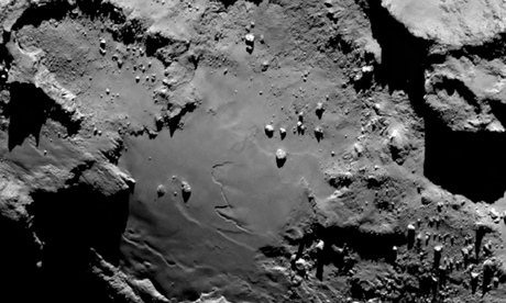 Rosetta close-up of comet 67P
