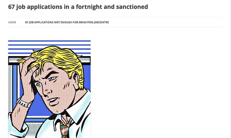 Image of a page from Peter Styles's blog