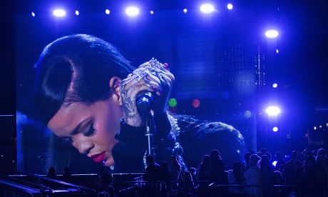 Rihanna plays the Concert for Valor.