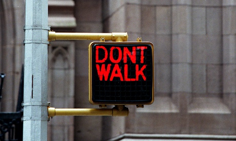 Don't walk sign, US