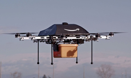 Amazon drone testing, America - 02 Dec 2013