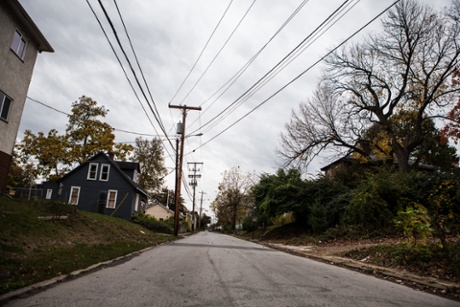 Ryan Street, in The Bottoms neighborhood of Columbus, Ohio, where Jennifer Kempton, 32, was trafficked in a house for over a year. 