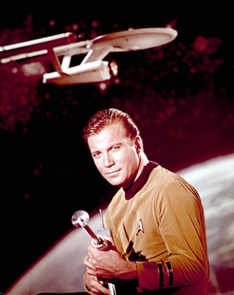 William Shatner in Star Trek, 1966.