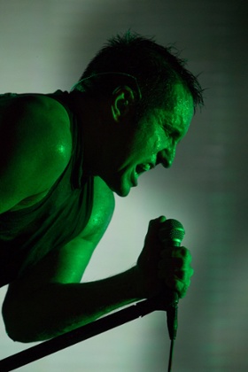 Trent Reznor at Lollapalooza Festival in Chicago, 2013. 