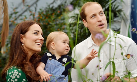Prince William, Kate Middleton and Prince George