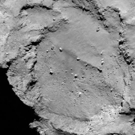 Rosetta mission: Candidate B landing site on the comet