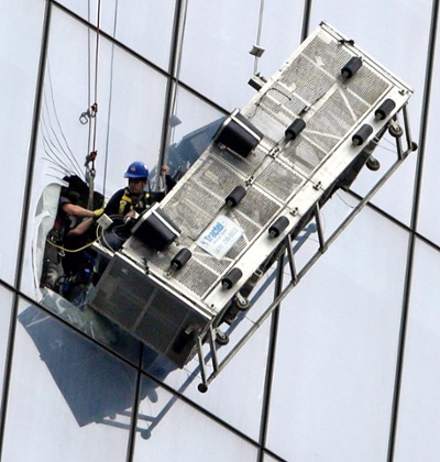 one world trade center window washers rescue