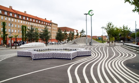 Superkilen park, Copenhagen.