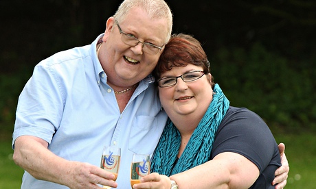 Colin and Chris Weir after their EuroMillions lottery win