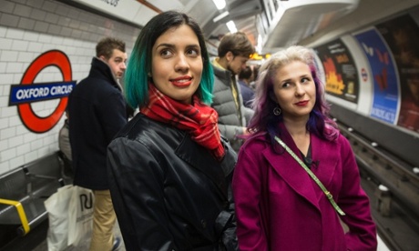 Nadya Tolokonnikova and Masha Alyokhina of Pussy Riot in London