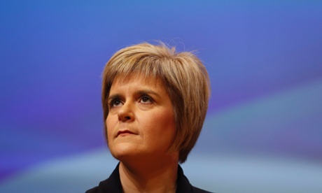 Nicola Sturgeon at the SNP conference this morning