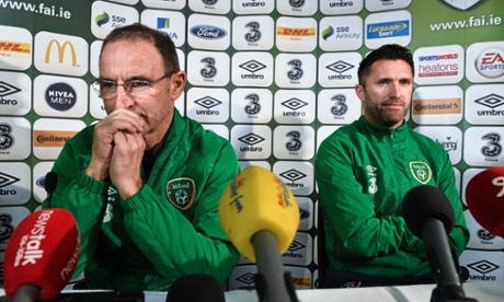 Martin O'Neill and Robbie Keane