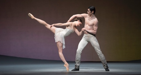 ‘Memorably beautiful’: Claire Calvert with Ryoichi Hirano in Aeternum.