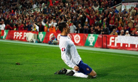 Who else but Cristiano Ronaldo with Portugal's winner