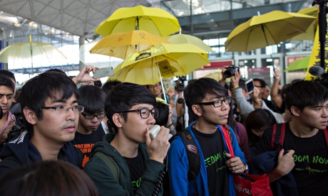 Hong Kong protest leaders denied travel to Beijing